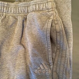 Gray Adidas sweatpants